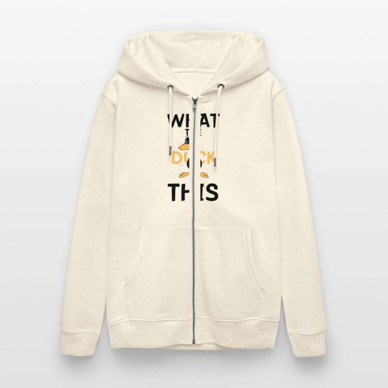 Funny Confused Duck Design – Visual Pun Art