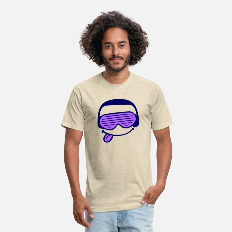 Funny DJ Face Sticks Out Tongue Party Music Club