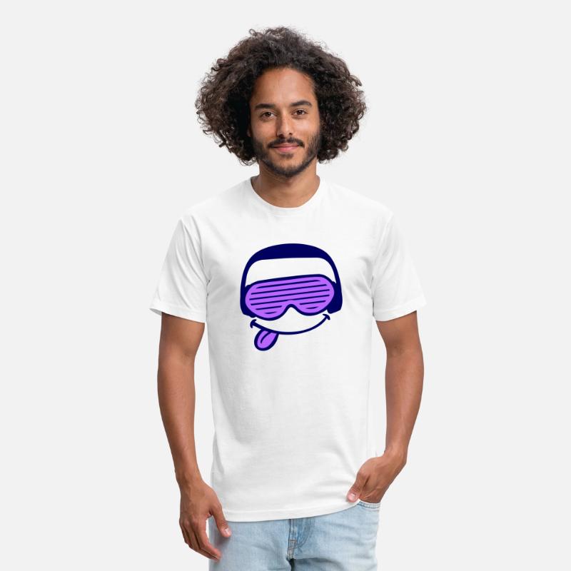 Funny DJ Face Sticks Out Tongue Party Music Club