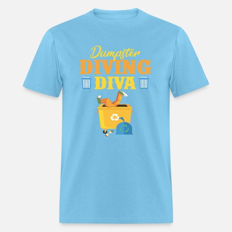 Funny Dumpster Diving Diva Trash Lover