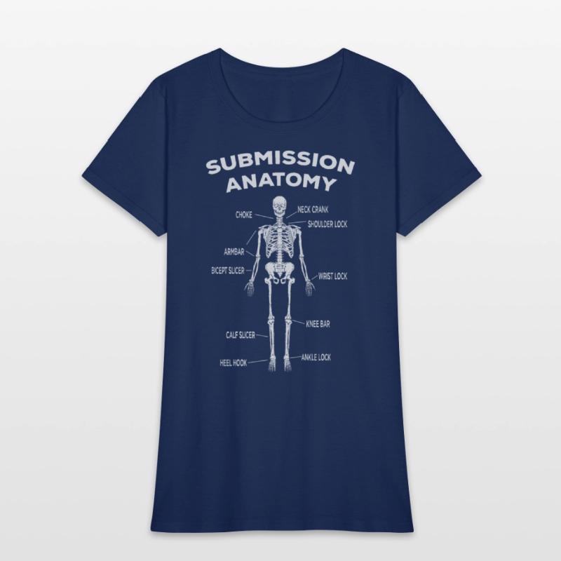 Funny Jiu Jitsu Submissions Anatomy Skeleton MMA