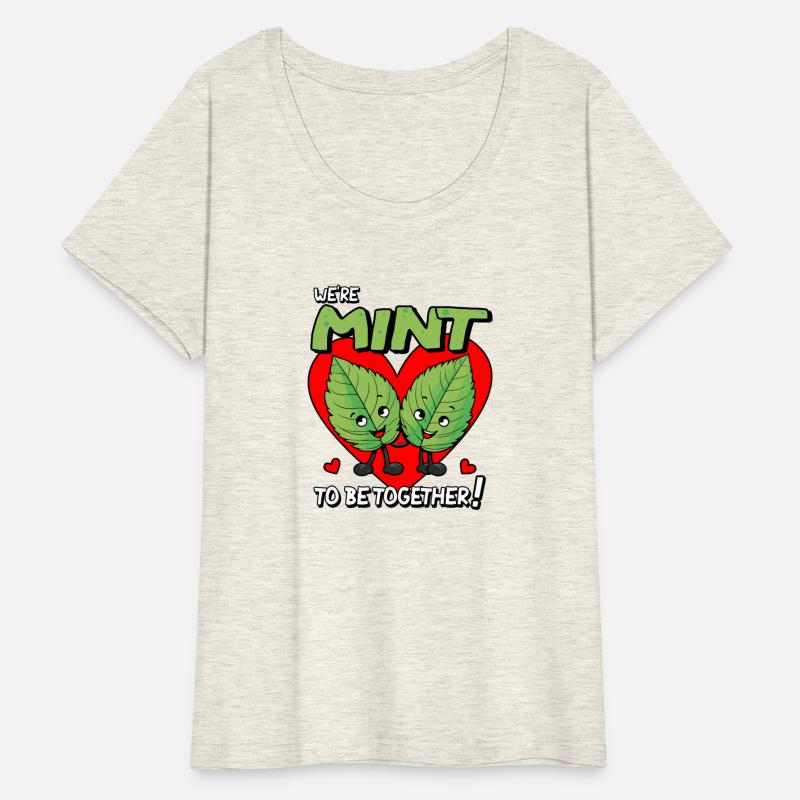 Funny Kawaii Food We're Mint to be Together Love