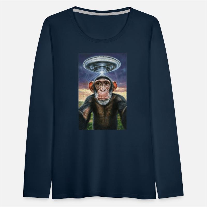 FUNNY SELFIE MONKEY WITH ALIEN