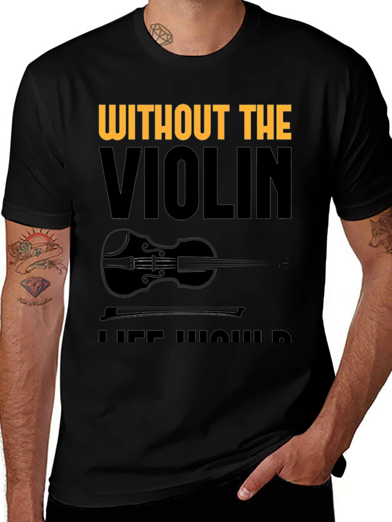 Violin Lover Tee - Without the Violin T-Shirt