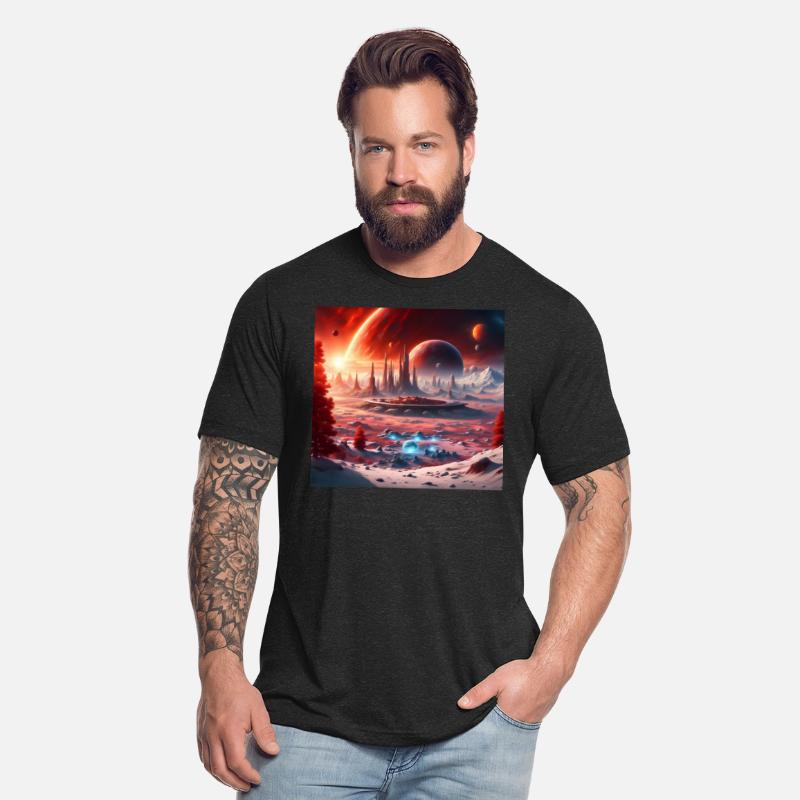 Futuristic Alien Planet Landscape