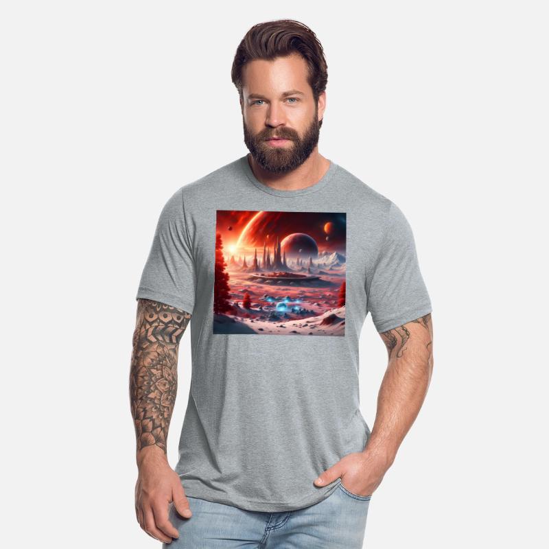 Futuristic Alien Planet Landscape