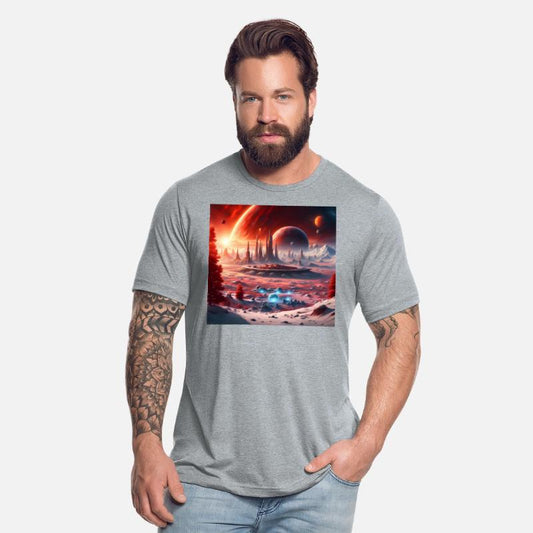 Futuristic Alien Planet Landscape