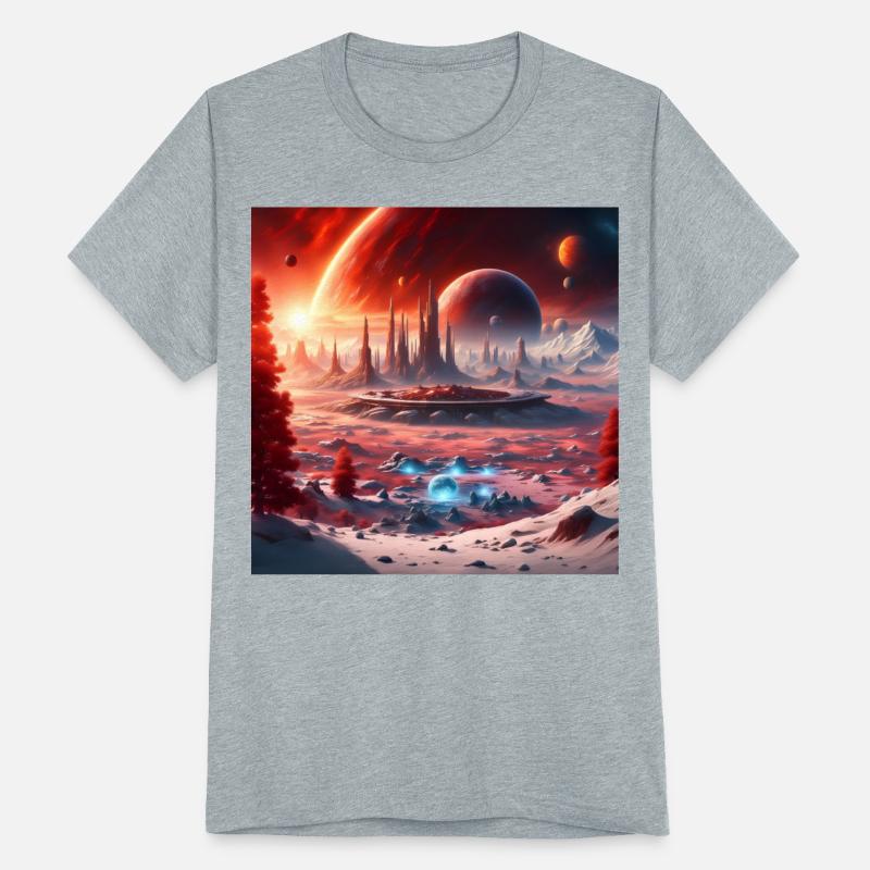 Futuristic Alien Planet Landscape