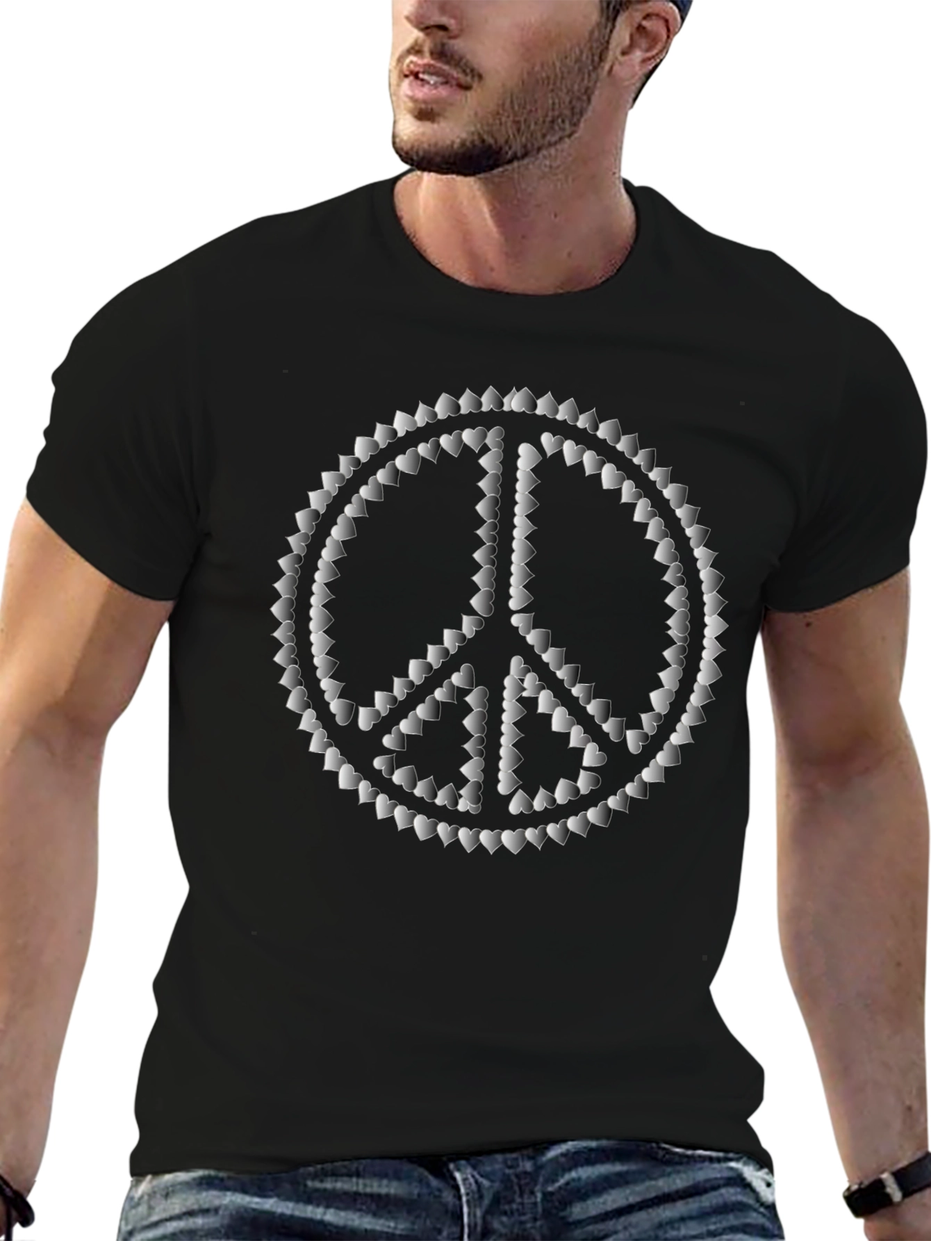 Peace Sign Heart T-Shirt
