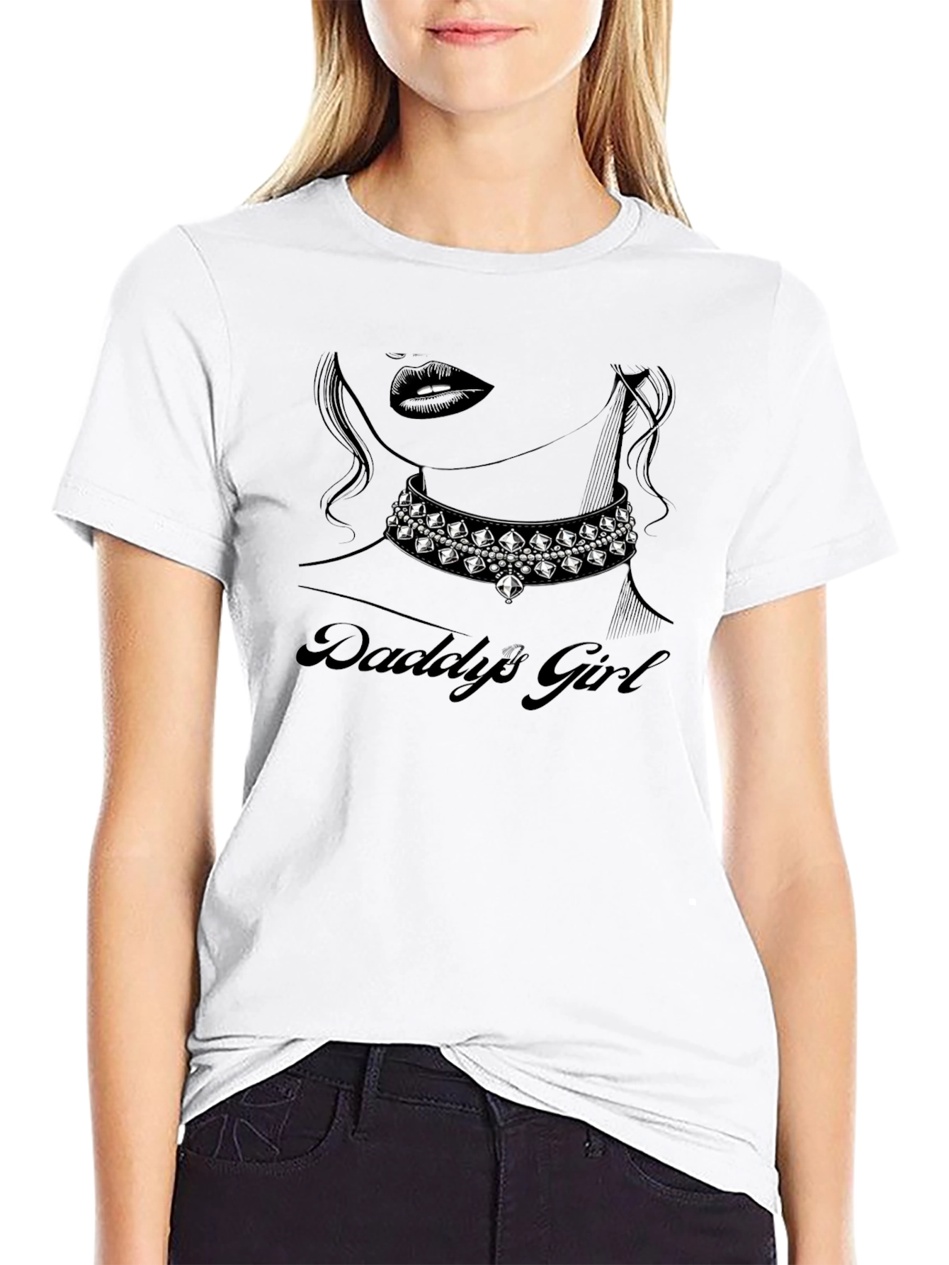 Daddys Girl Graphic Tee - Black