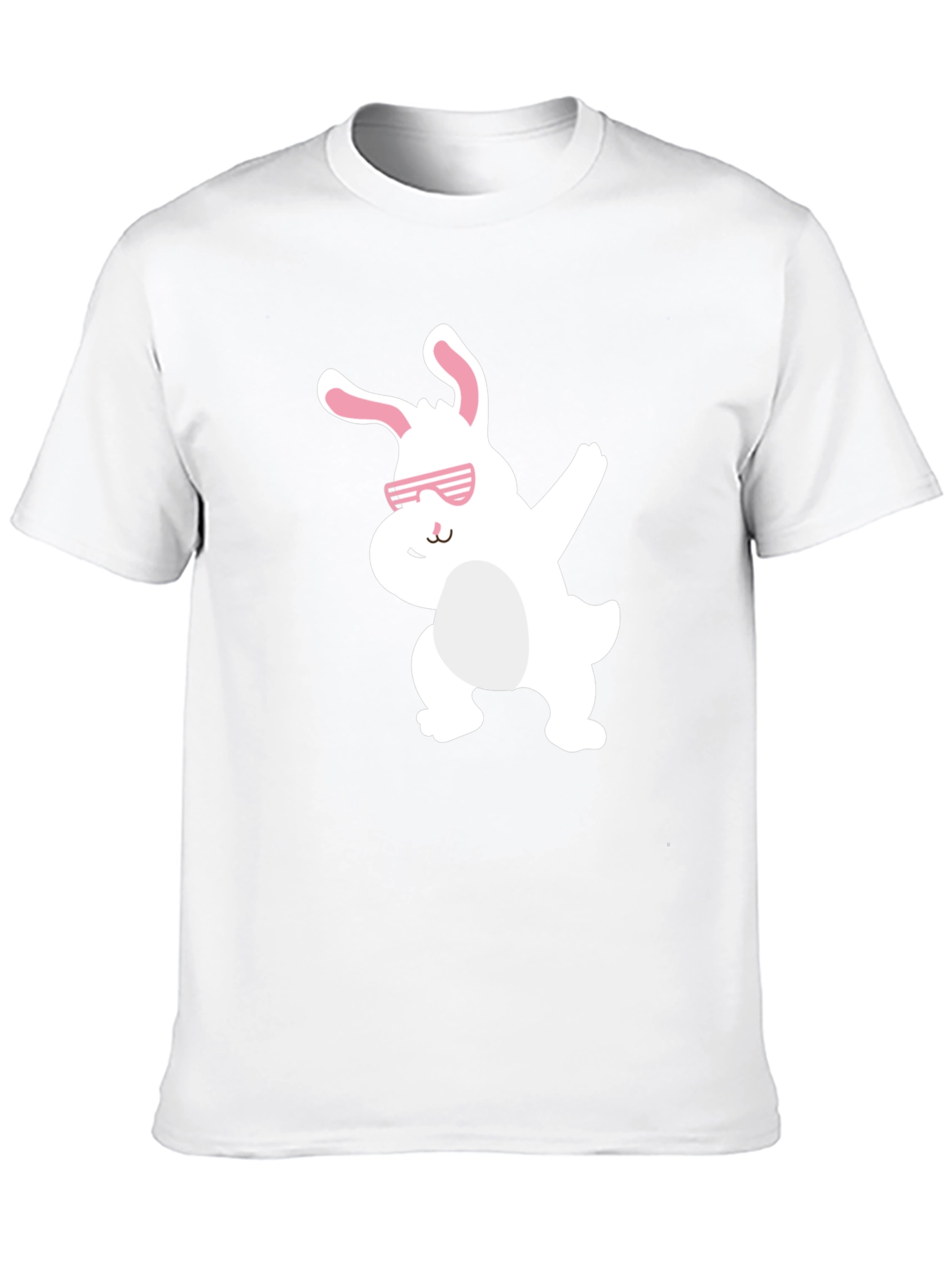 Funny Easter Bunny Dabbing Black T-Shirt