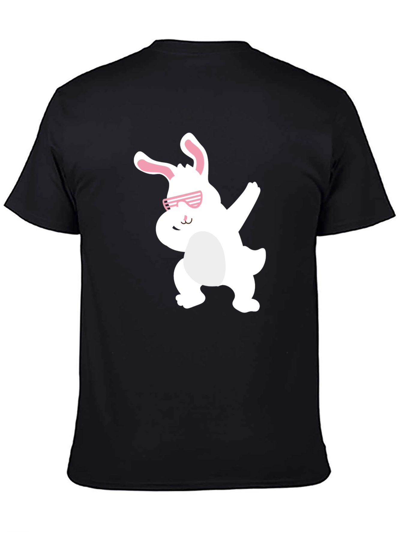 Funny Easter Bunny Dabbing Black T-Shirt