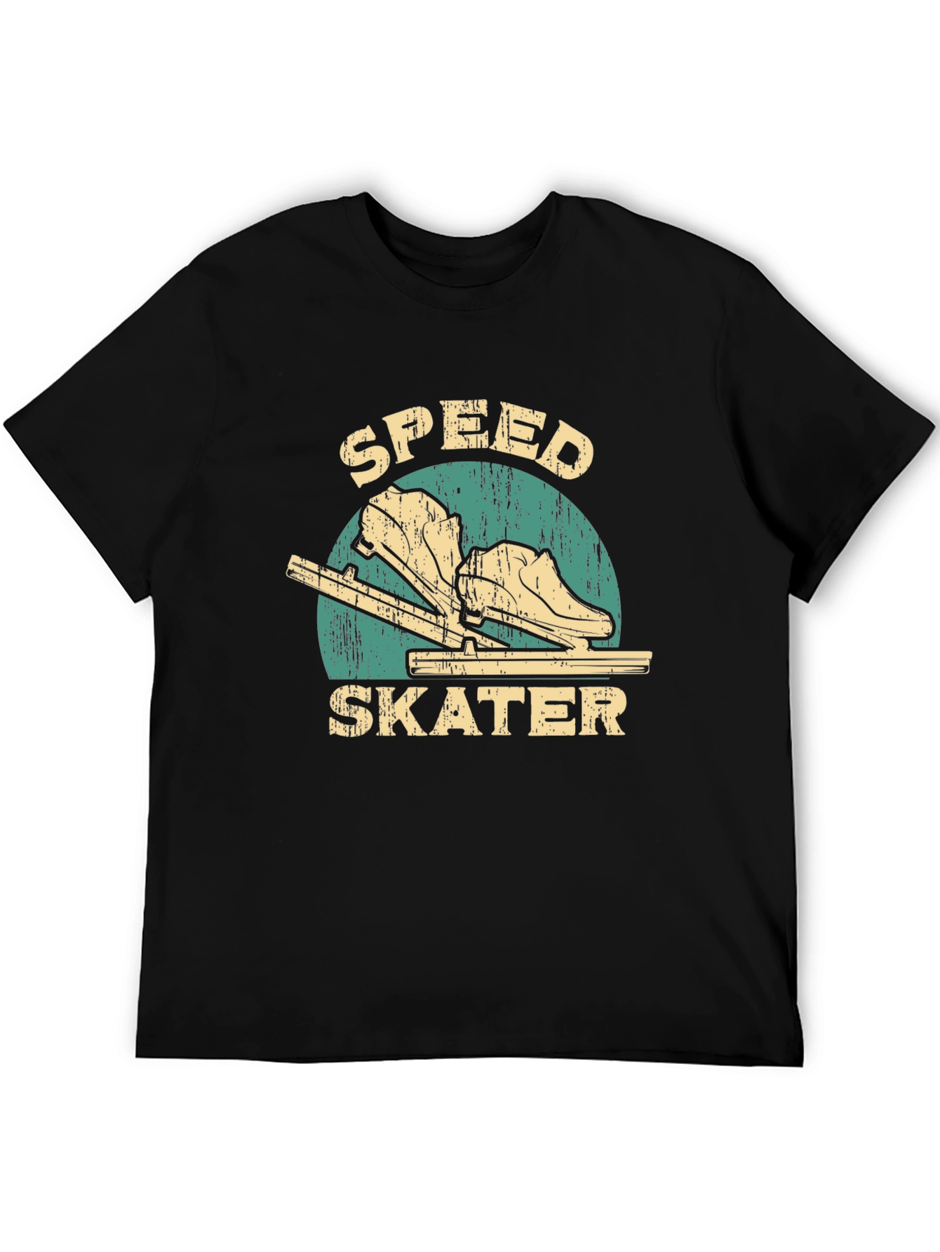 Speed Skater Graphic T-Shirt - Retro Style