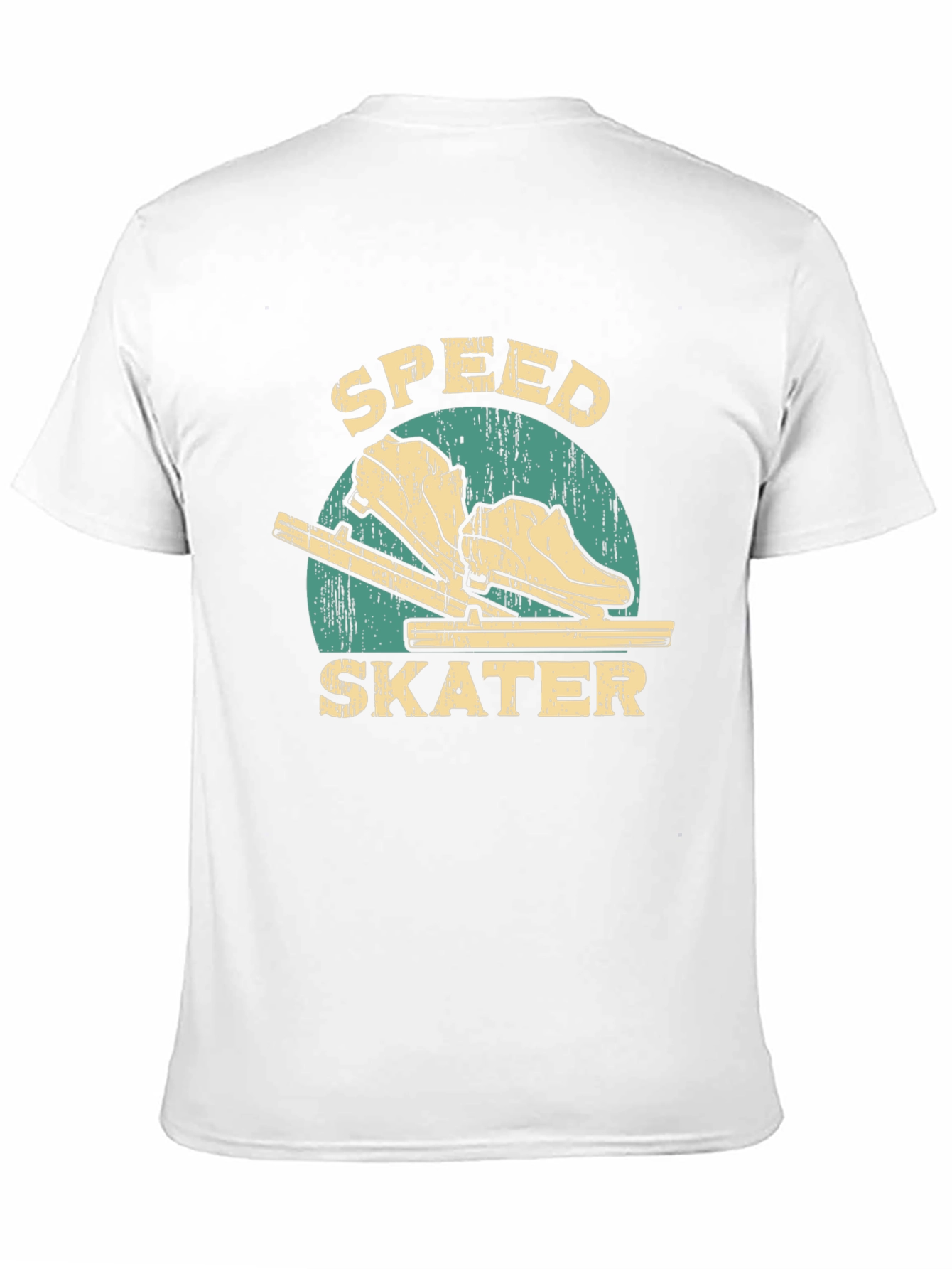 Speed Skater Graphic T-Shirt - Retro Style