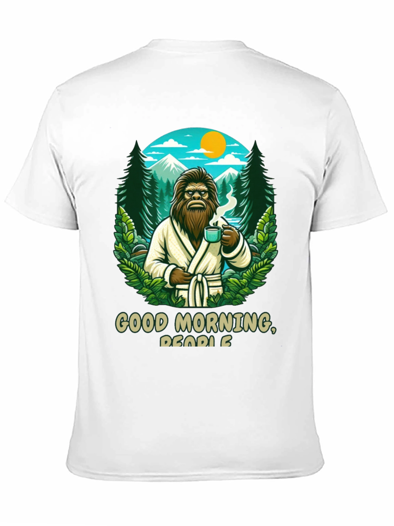 Good Morning Bigfoot Graphic Tee