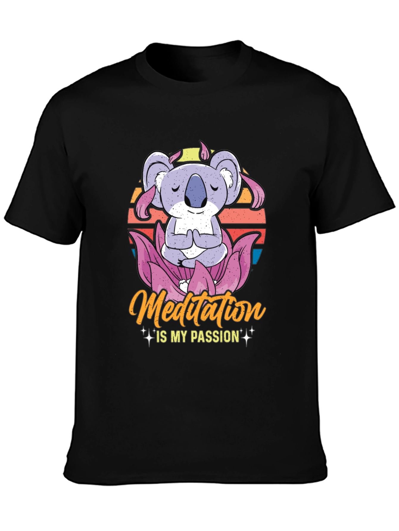 Meditating Koala T-Shirt - Passion for Zen