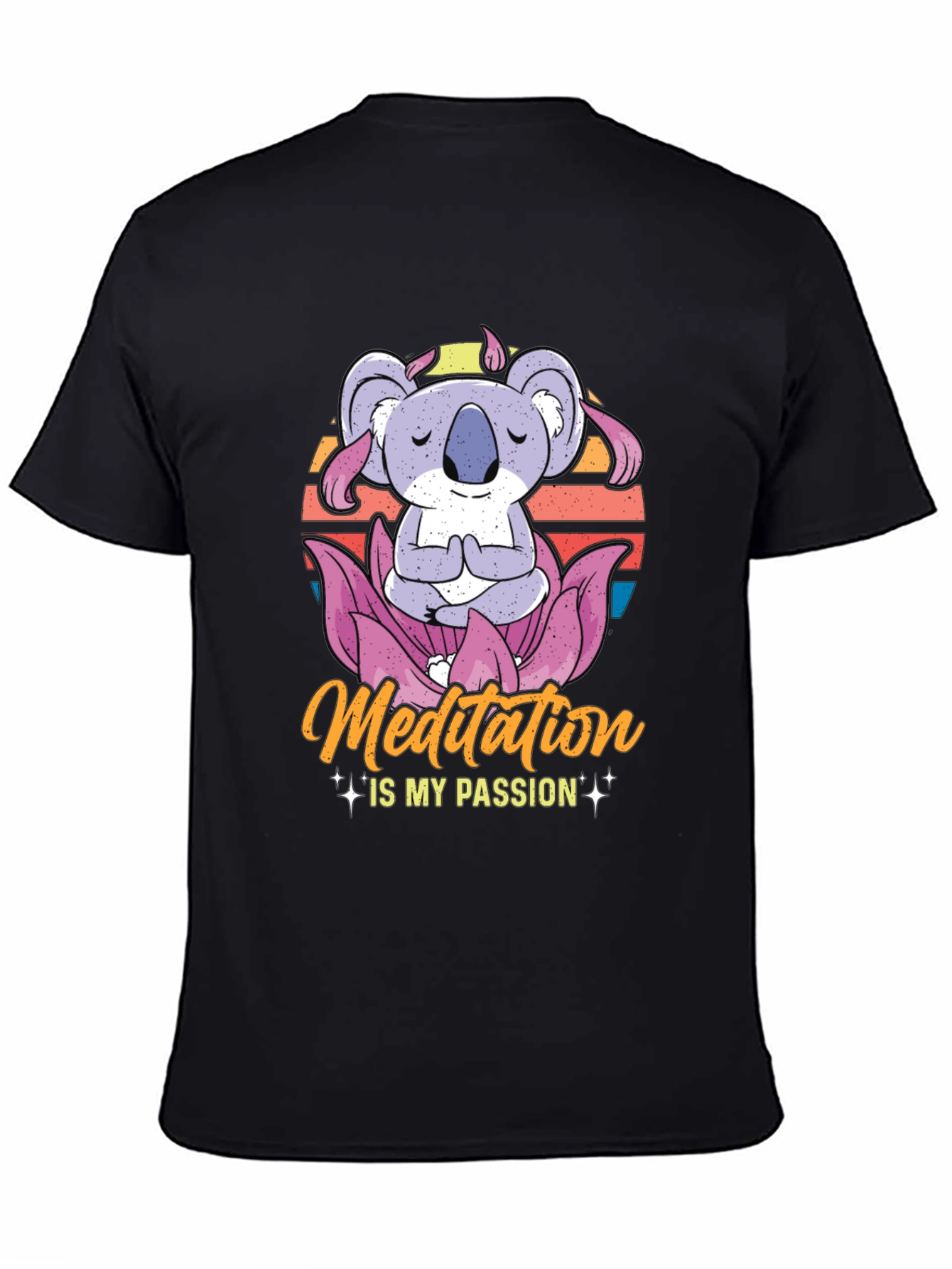 Meditating Koala T-Shirt - Passion for Zen