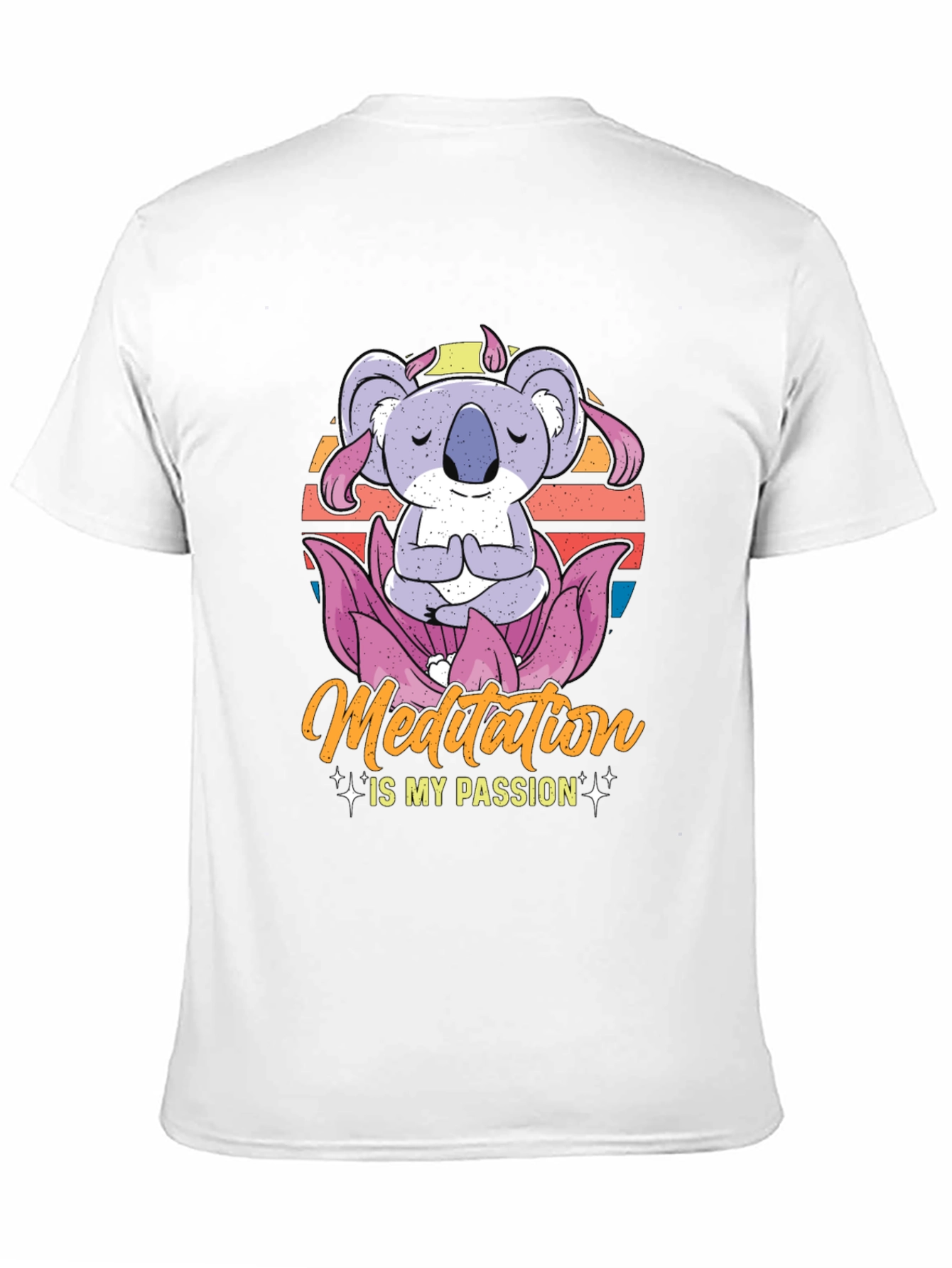 Meditating Koala T-Shirt - Passion for Zen