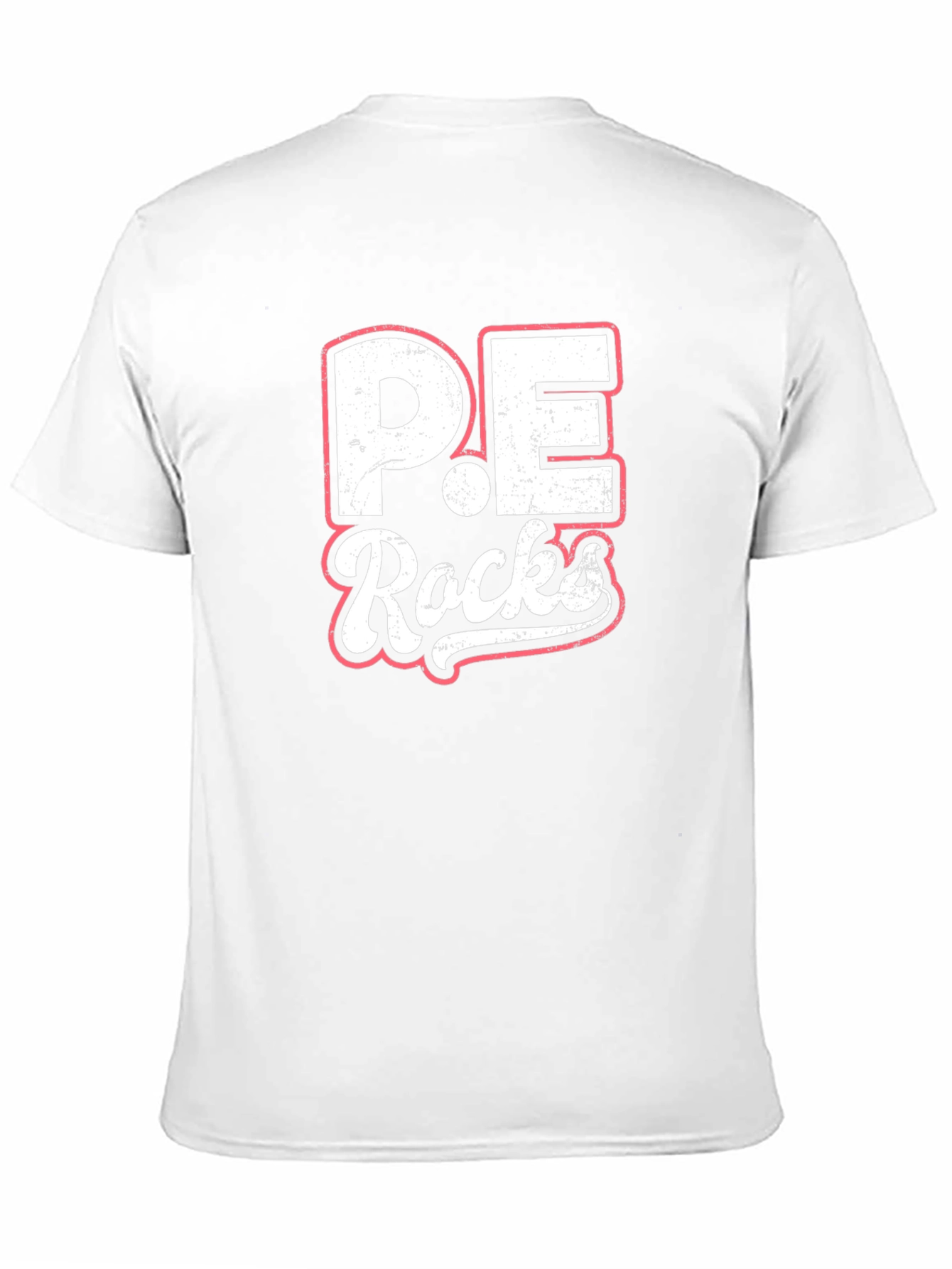P.E. Rocks Graphic Tee - Black Cotton Casual T-Shirt