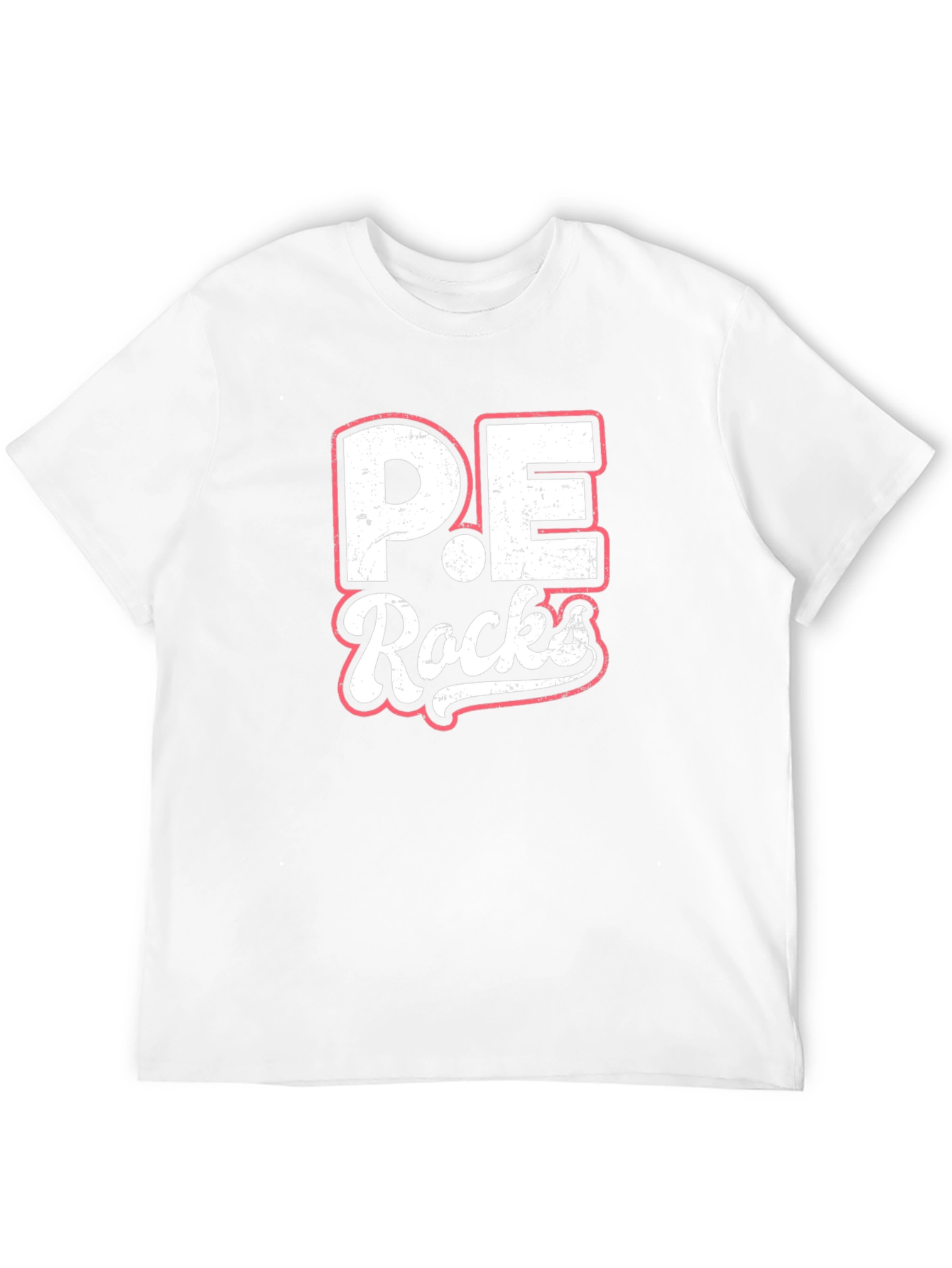 P.E. Rocks Graphic Tee - Black Cotton Casual T-Shirt