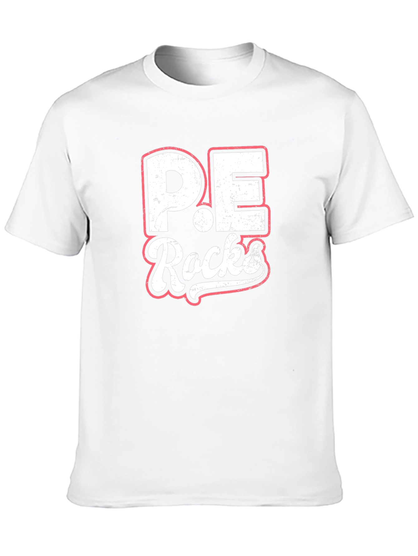 P.E. Rocks Graphic Tee - Black Cotton Casual T-Shirt
