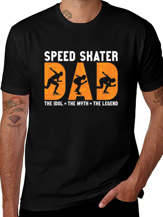 Speed Skater Dad T-Shirt