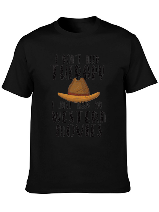 Western Movies Therapy T-Shirt