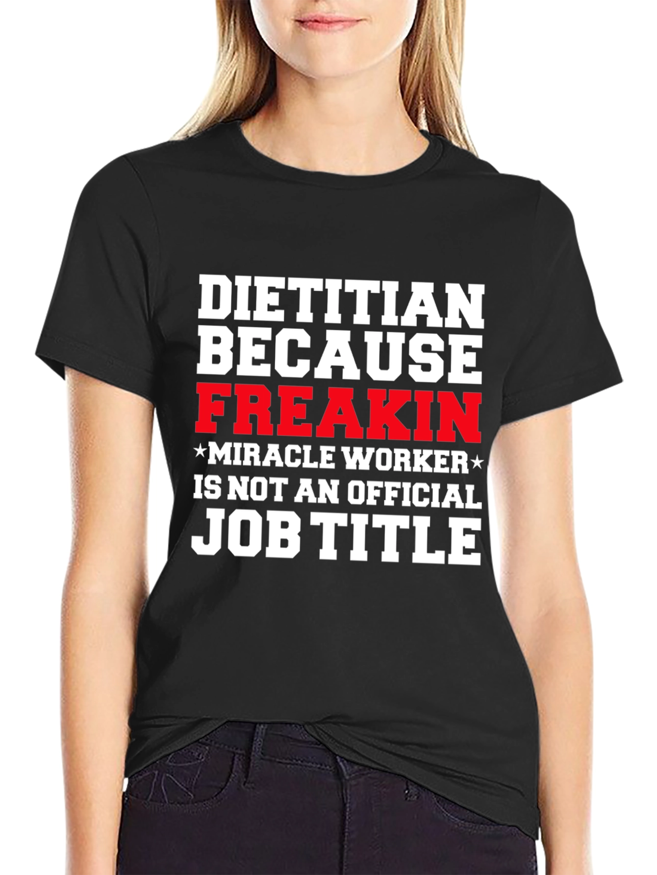 Funny Dietitian Job Title T-Shirt