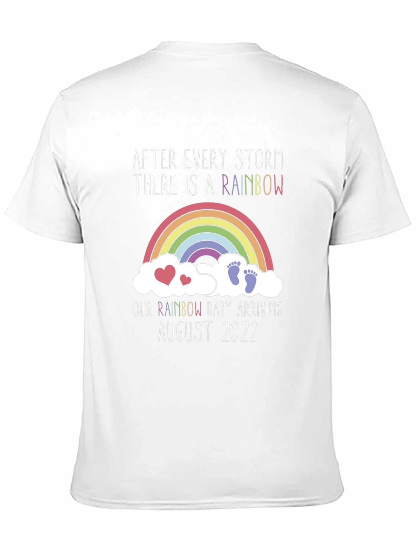 Rainbow Baby Arrival T-Shirt - August 2022
