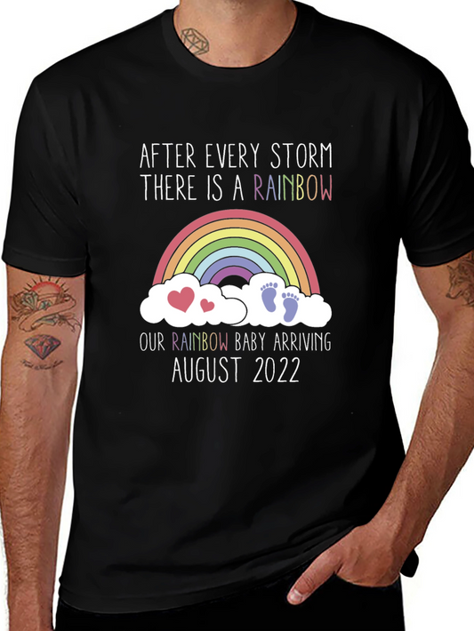 Rainbow Baby Arrival T-Shirt - August 2022