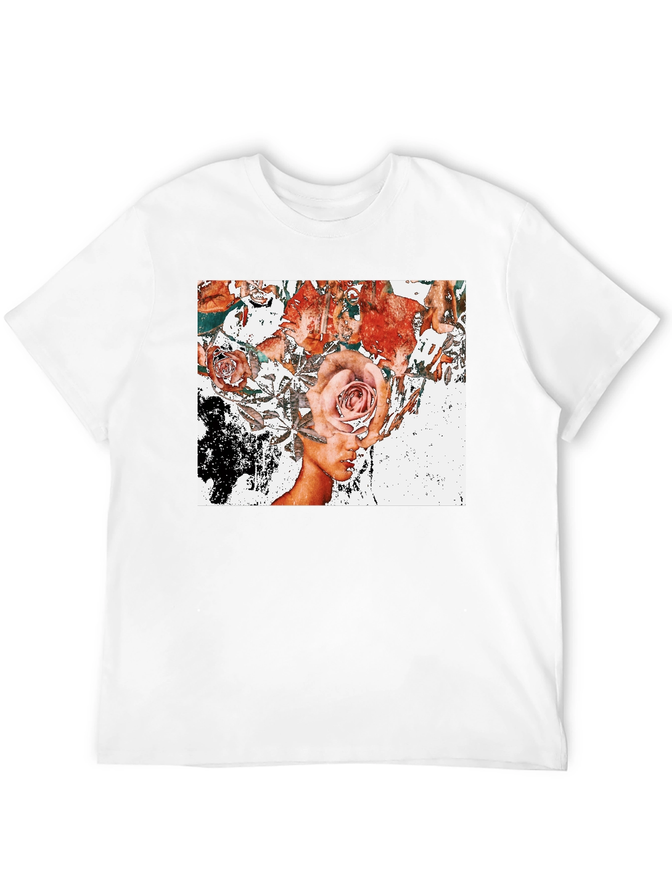 Floral Mind T-Shirt - Artistic Graphic Tee