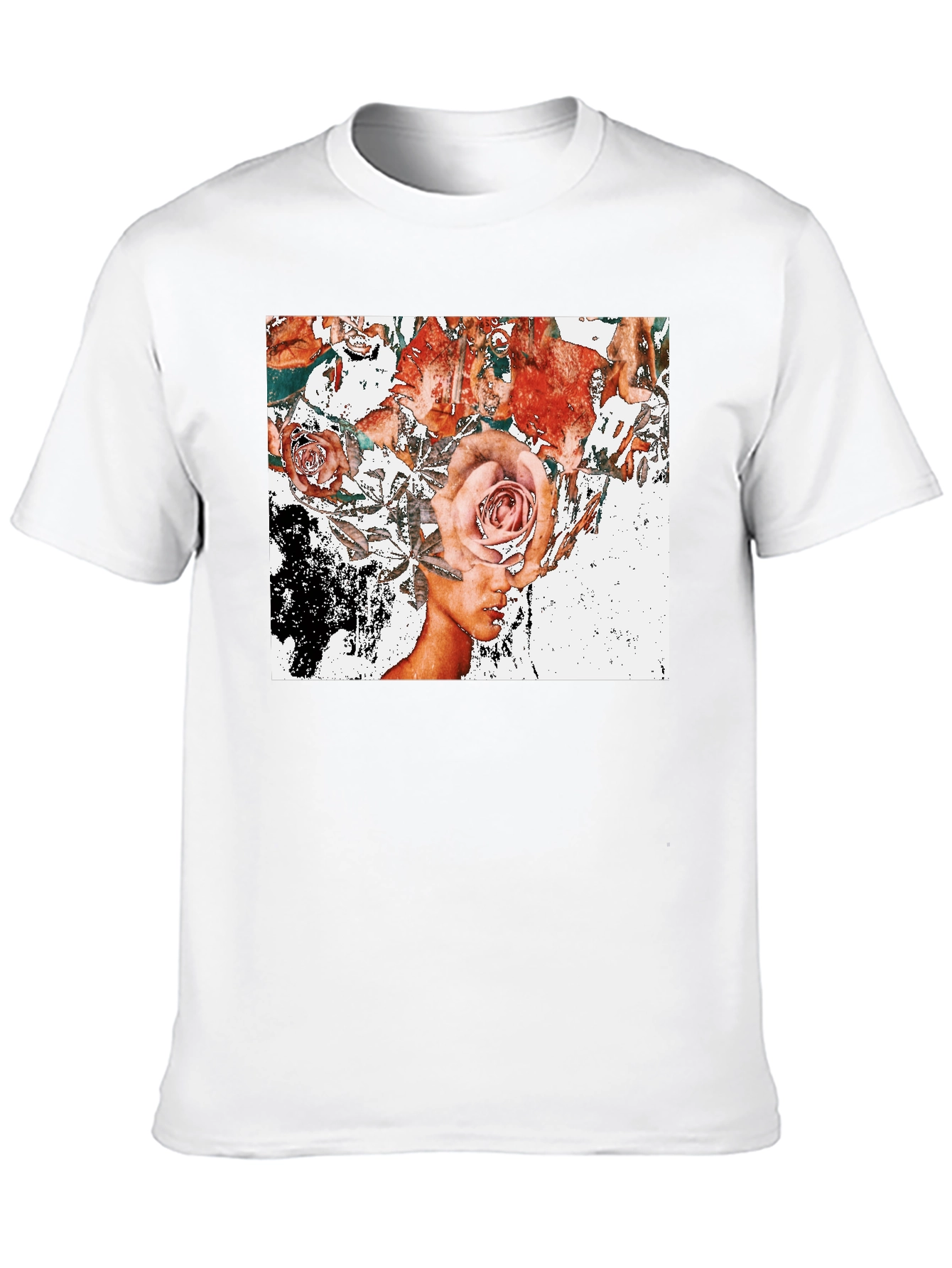 Floral Mind T-Shirt - Artistic Graphic Tee