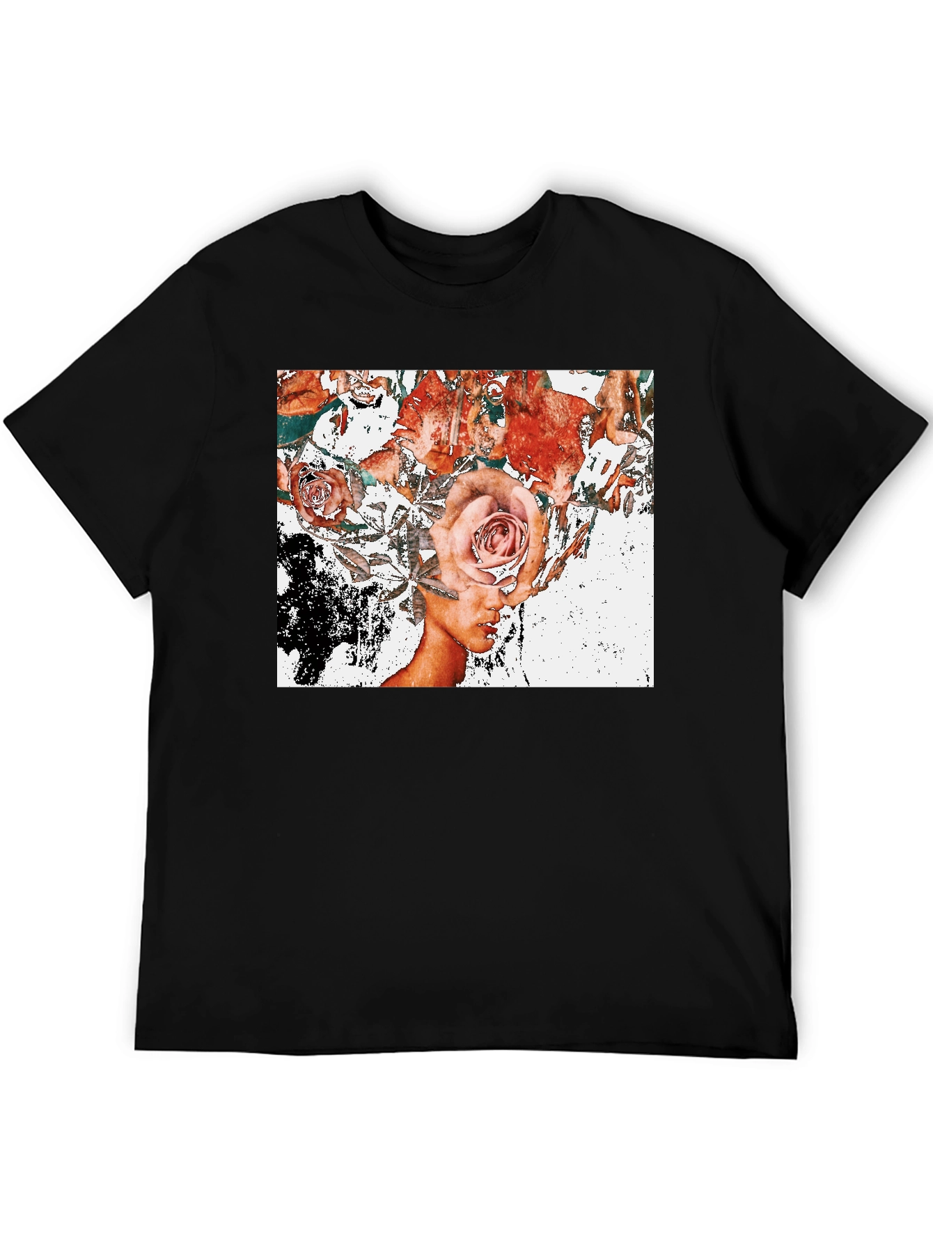 Floral Mind T-Shirt - Artistic Graphic Tee