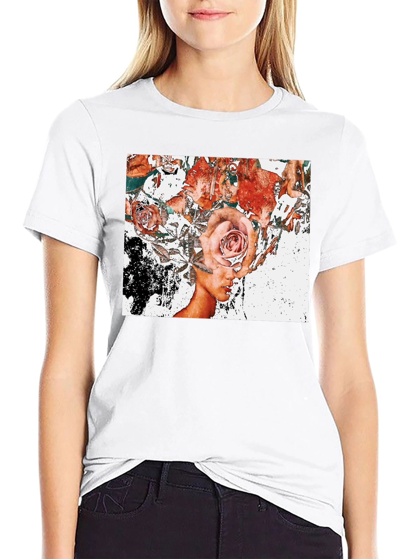 Floral Mind T-Shirt - Artistic Graphic Tee