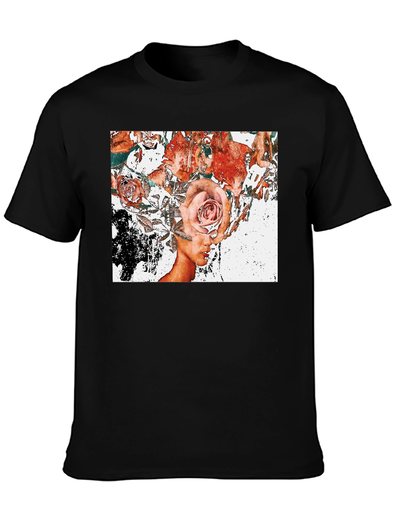 Floral Mind T-Shirt - Artistic Graphic Tee