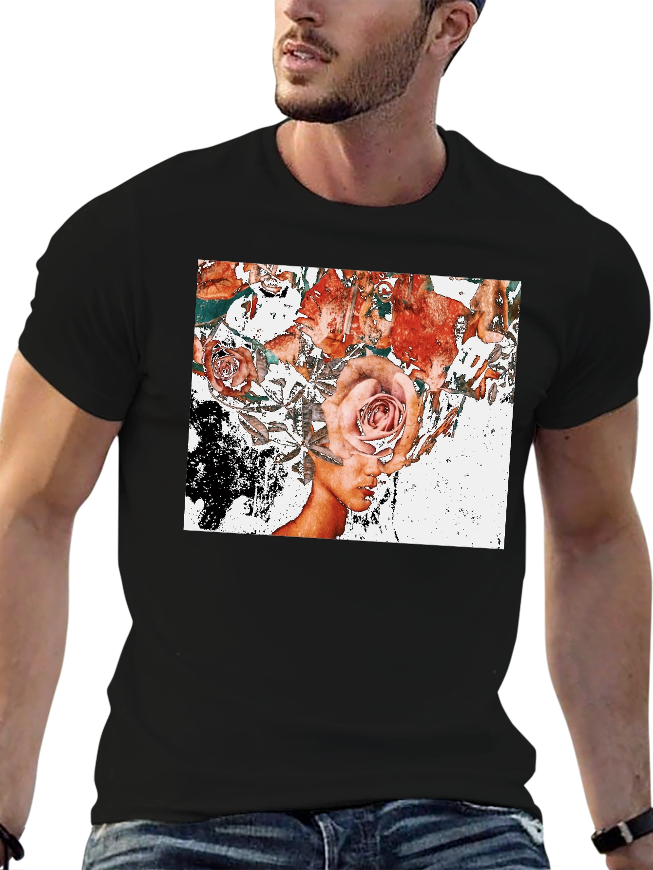 Floral Mind T-Shirt - Artistic Graphic Tee