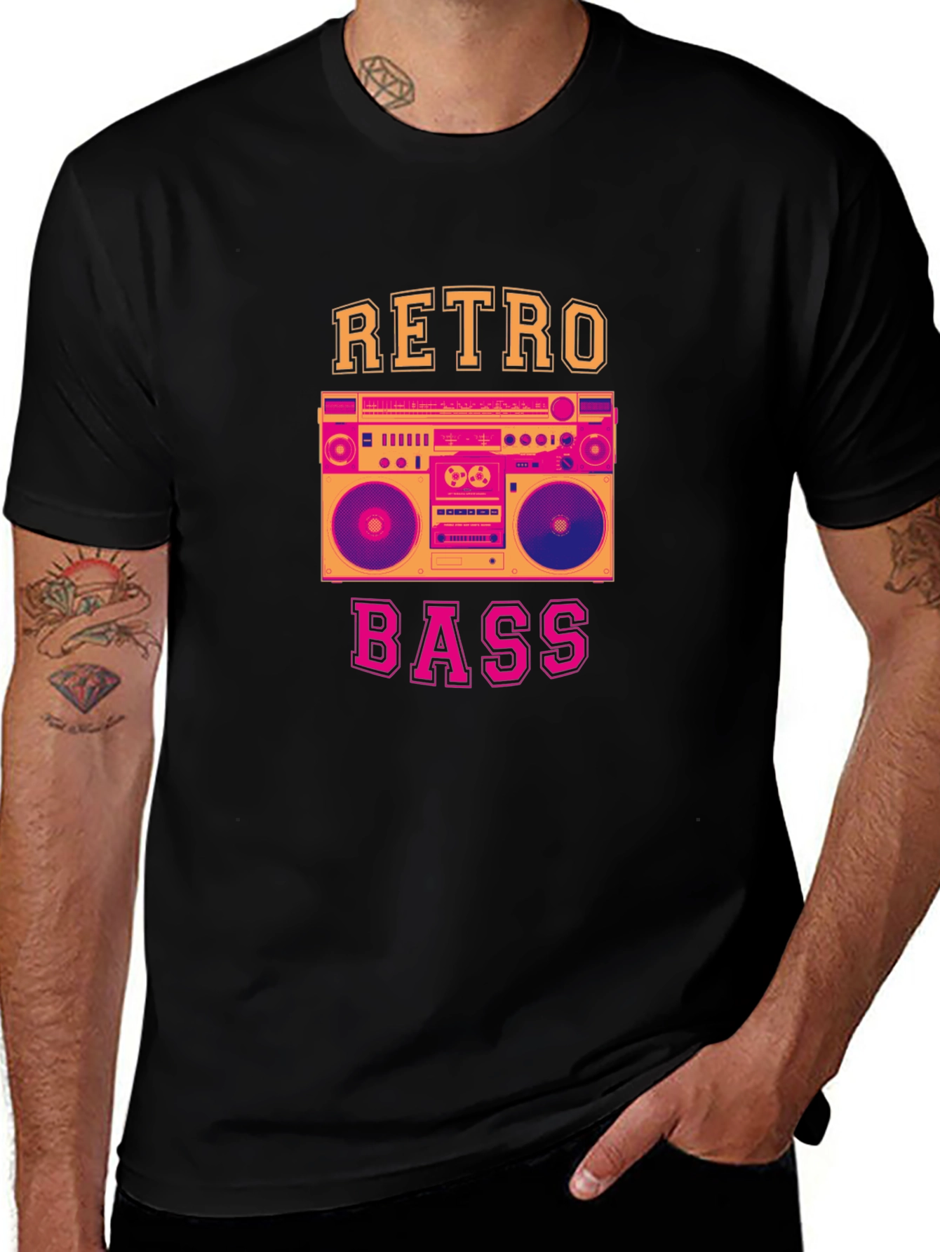 Retro Bass Graphic T-Shirt