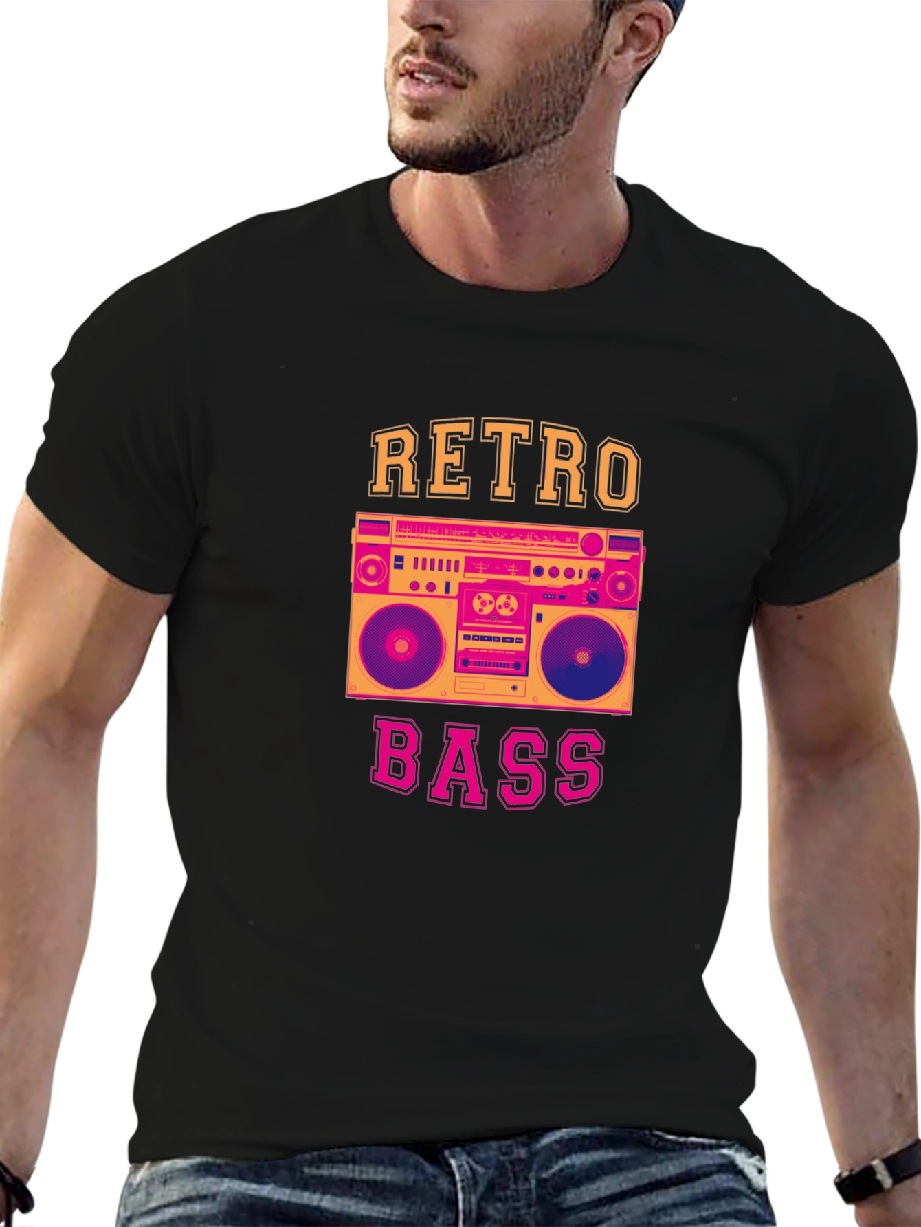 Retro Bass Graphic T-Shirt