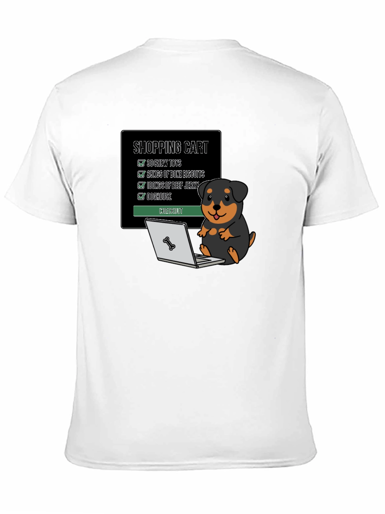 Dog Lover Shopping Cart T-Shirt