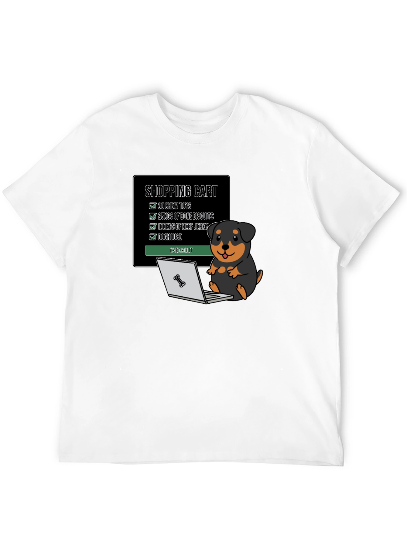 Dog Lover Shopping Cart T-Shirt