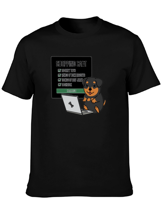 Dog Lover Shopping Cart T-Shirt