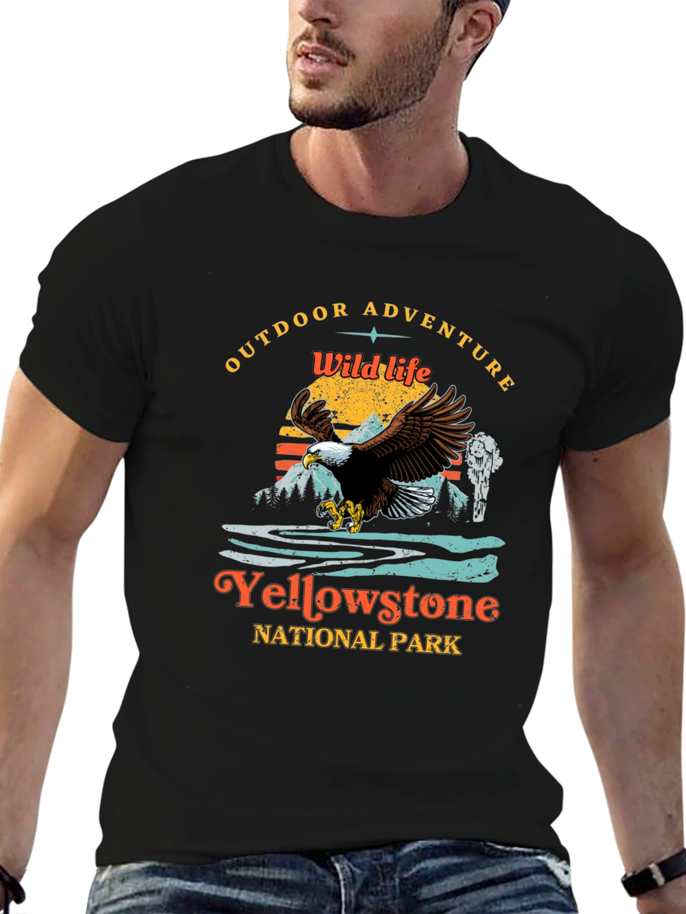 Yellowstone National Park Outdoor Adventure T-Shirt