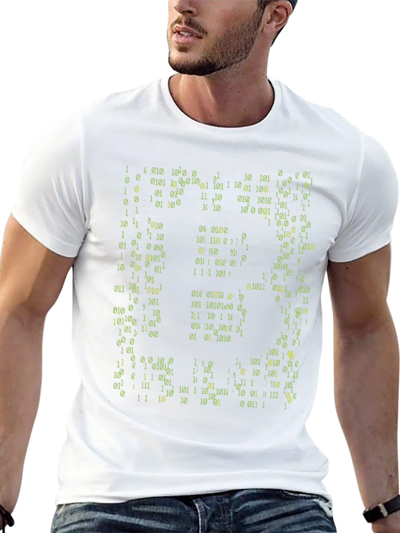 Binary Code Graphic T-Shirt - Geek Chic Style