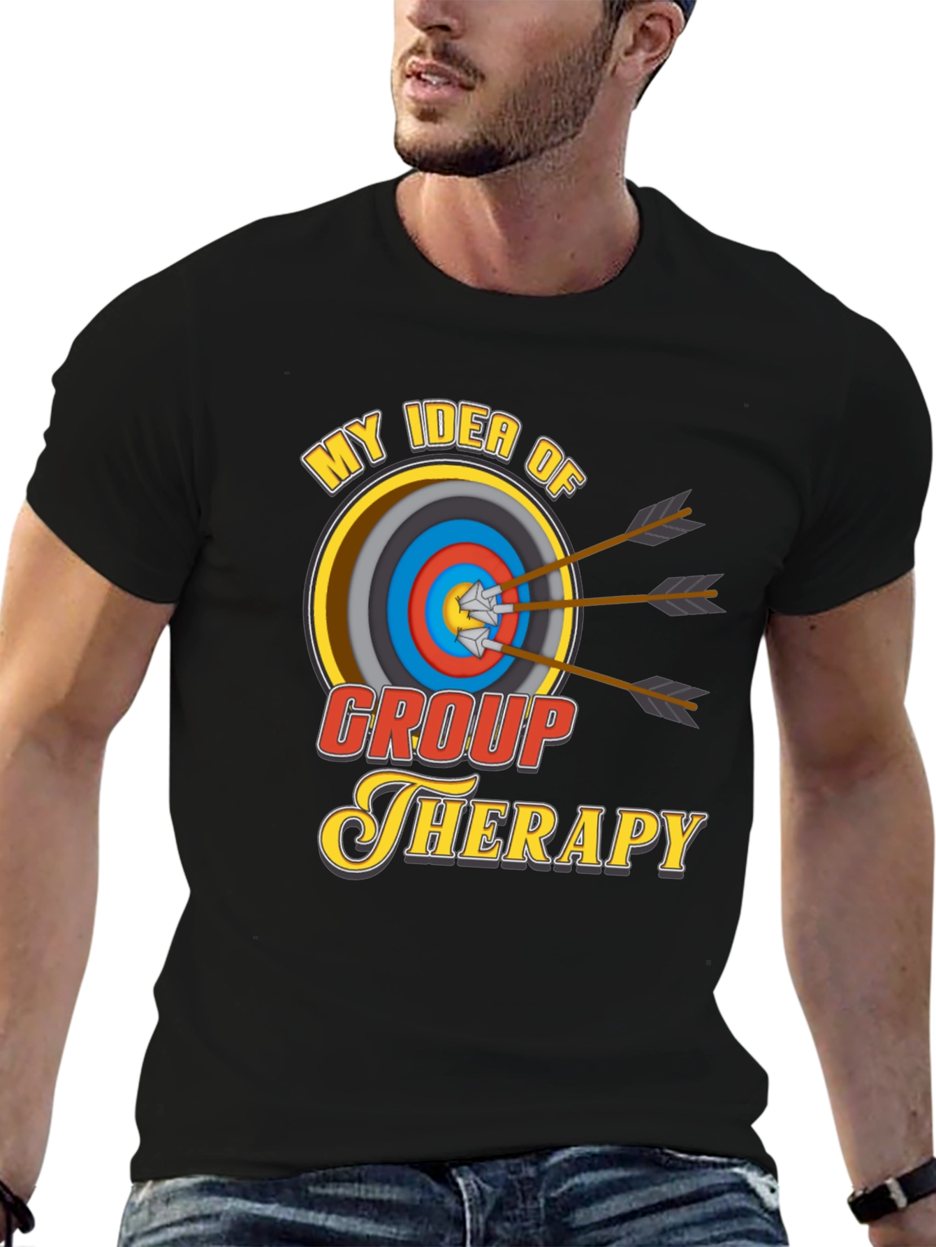 Group Therapy Archery T-Shirt - Funny Novelty Tee