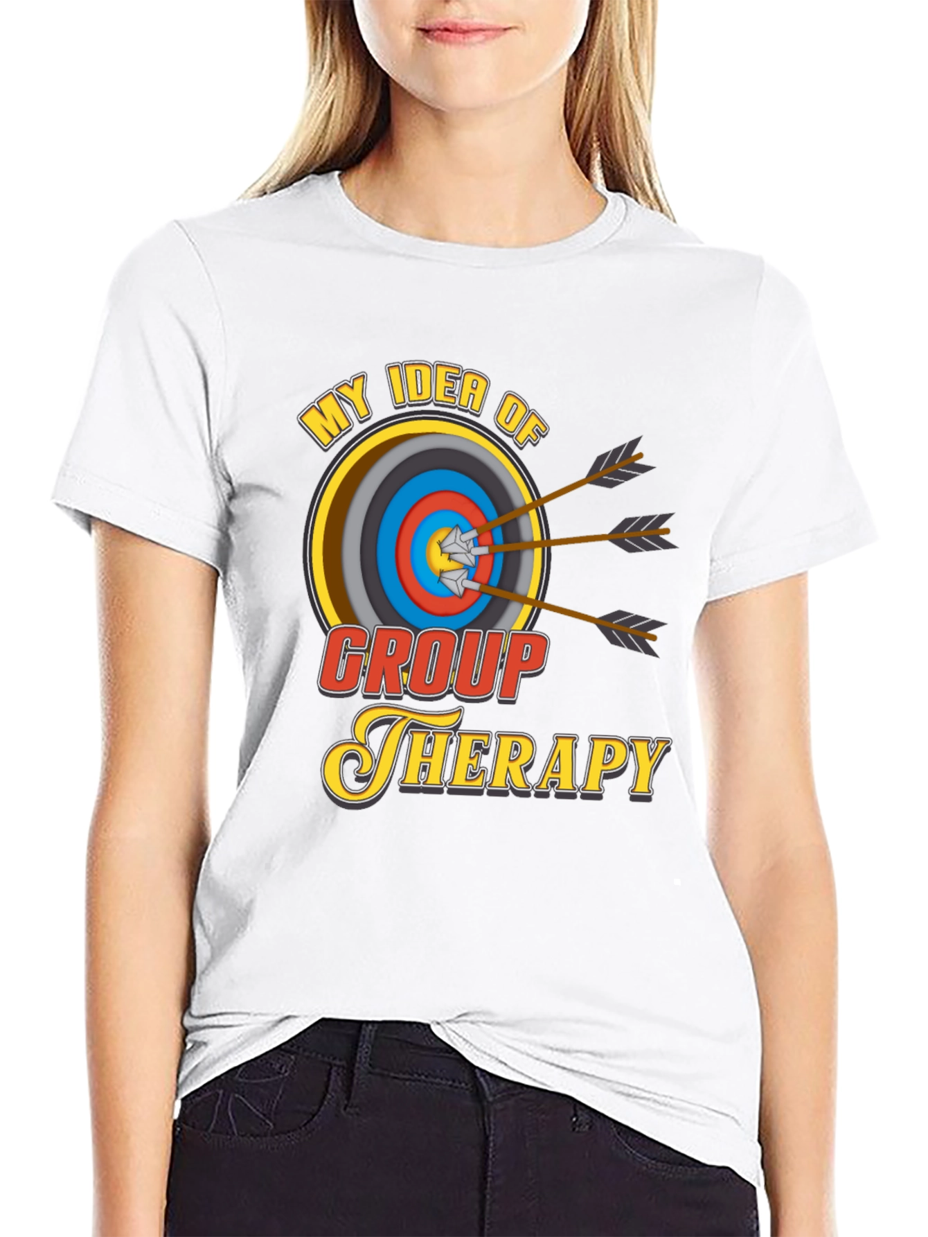 Group Therapy Archery T-Shirt - Funny Novelty Tee