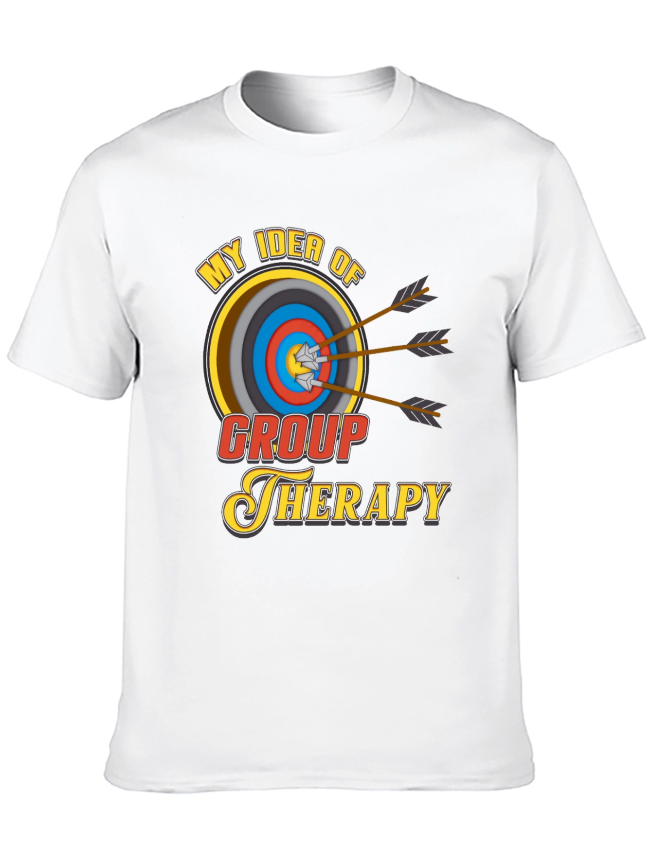 Group Therapy Archery T-Shirt - Funny Novelty Tee