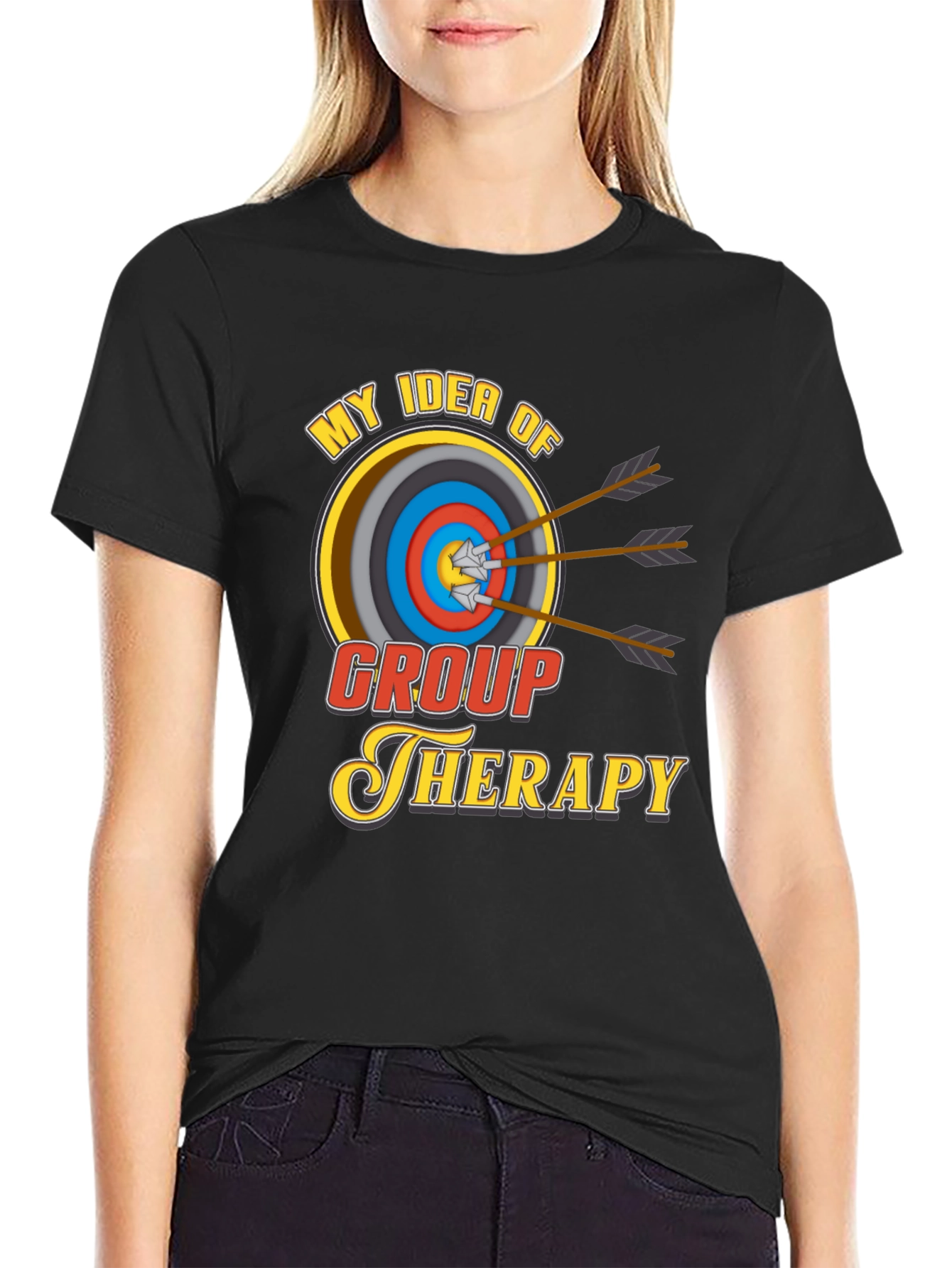 Group Therapy Archery T-Shirt - Funny Novelty Tee