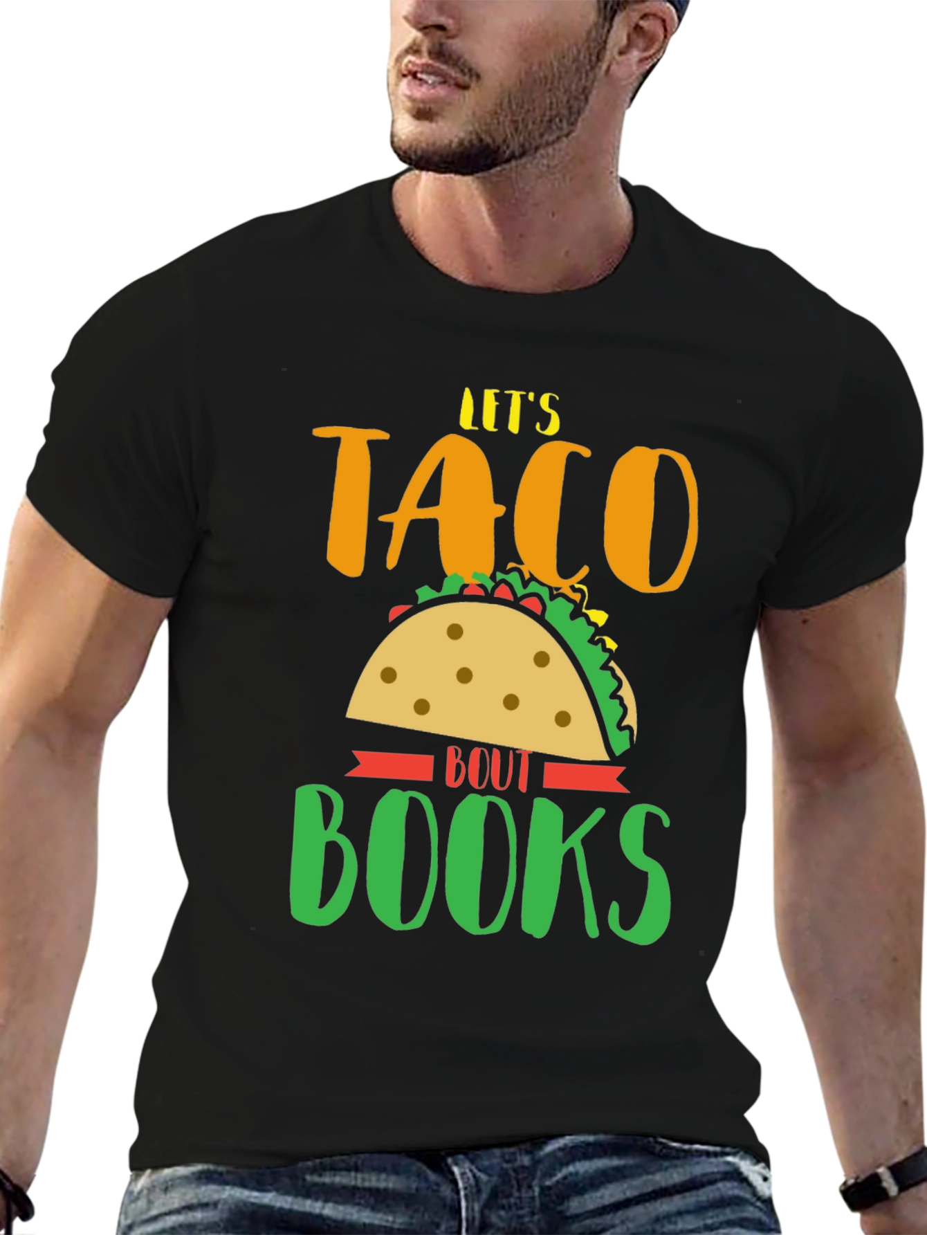 Lets Taco Bout Books Graphic T-Shirt