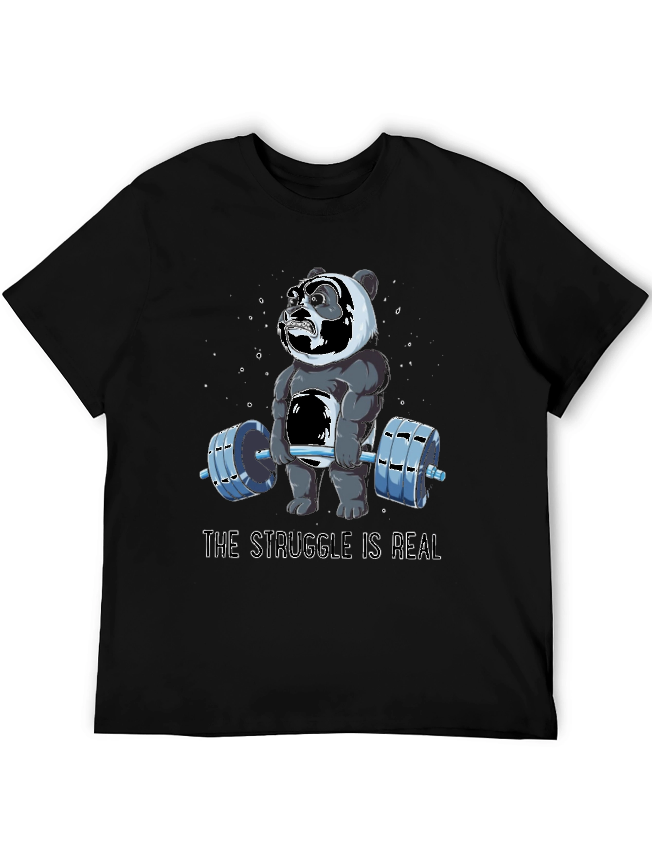 Struggle is Real Panda Gym T-Shirt