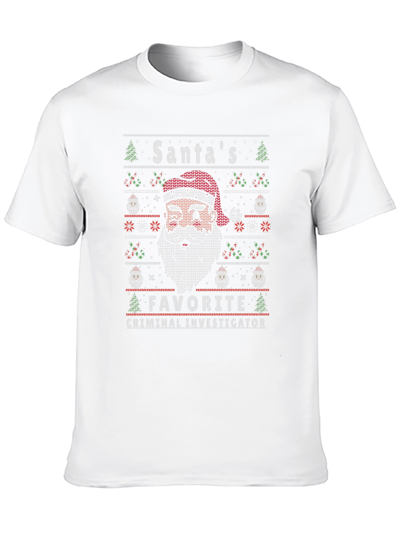 Santas Favorite Criminal Investigator T-Shirt